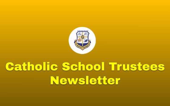 Catholic School Trustees Newsletter graphic